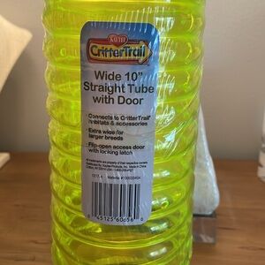 Kaytee CritterTrail Fun-nel Wide 10" Straight with Door Small Animal Habitat Tub